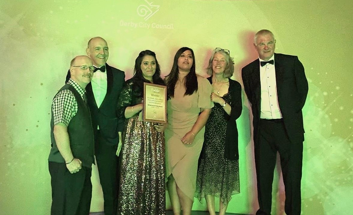 Connect Derby and Derby City Council win Here for Derby Award!